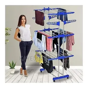 Durable Foldable Cloth Drying Stand/Rack For Outdoor/Indoor/3 Layer