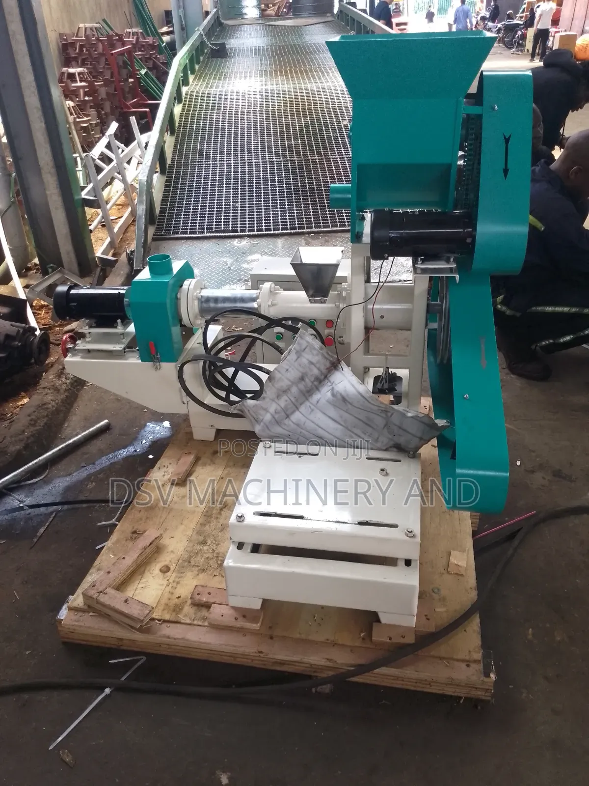 150kg/Hr Fish Pellet Extruder Electric
