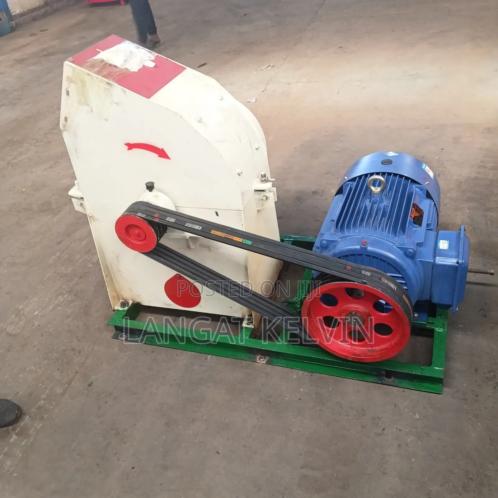 High Capacity Maize Mill Machine With 40hp Three Phase Electric Motor