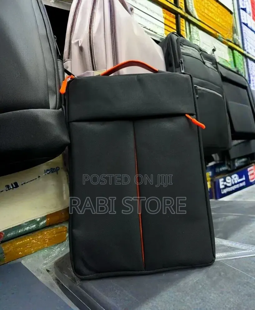 Portable Slim Black Laptop Bag