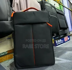 Portable Slim Black Laptop Bag