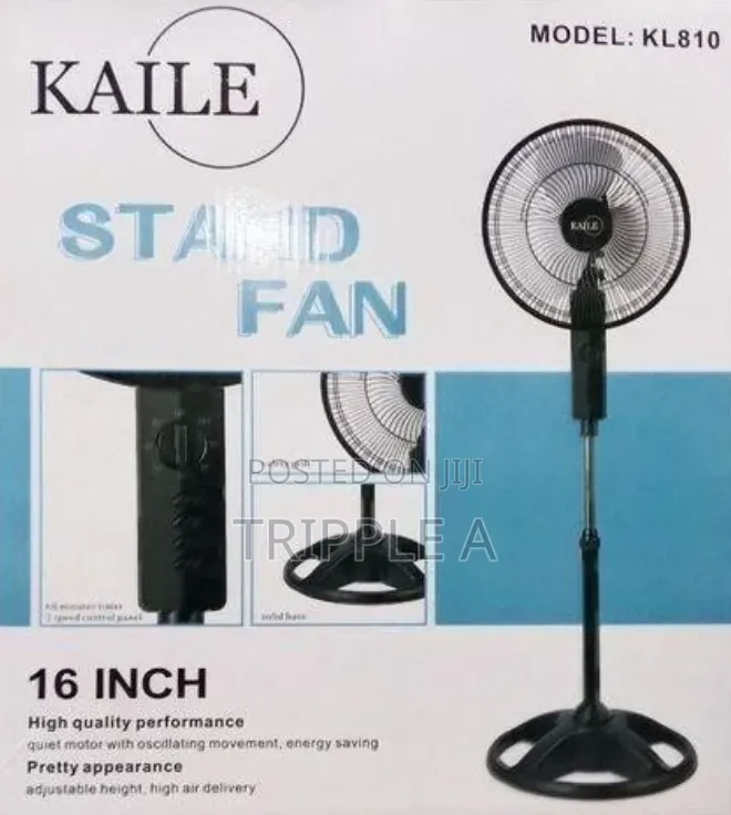 Kaile Adjustable Stand Fan 16inch Stand Fan
