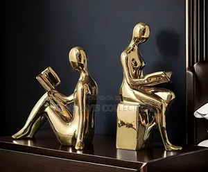 2 Piece Ceramic Decor Sculptures