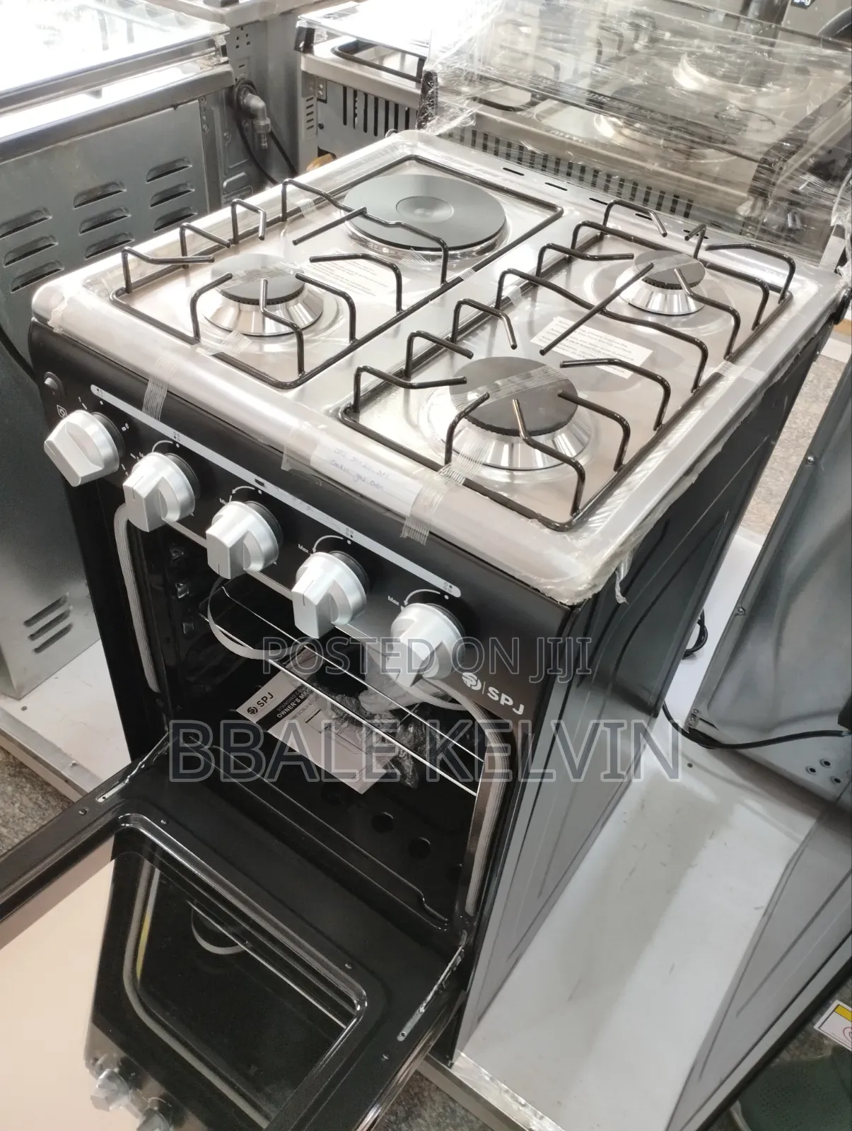 SPJ 3+1 Electric Gas Cooker 50by50cm Gas Oven