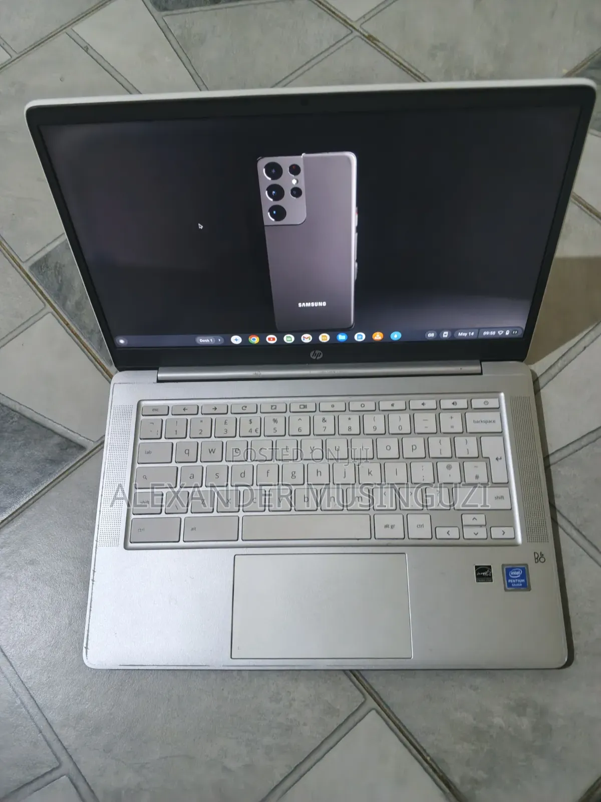 Laptop HP Chromebook 14 4GB Intel Pentium SSD 60GB