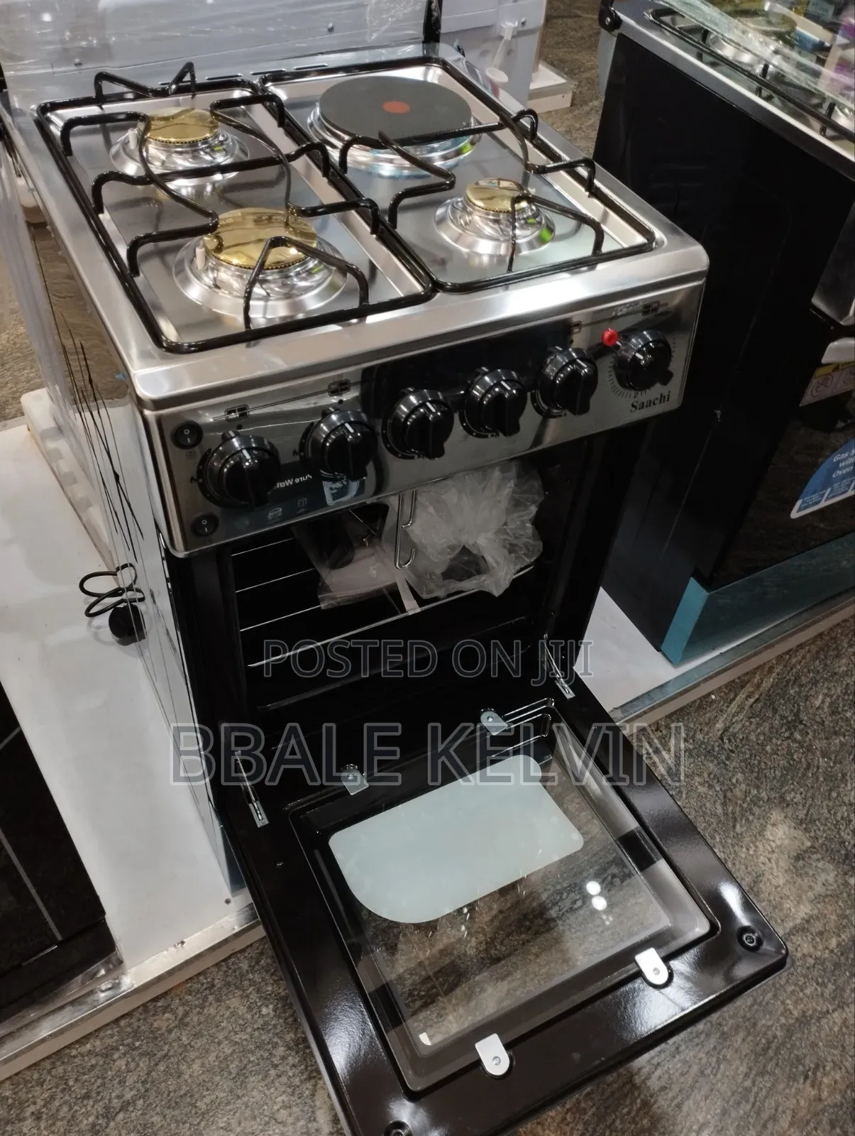 Saachi 3+1 Electric Gas Cooker 50by50cm With Gas Oven