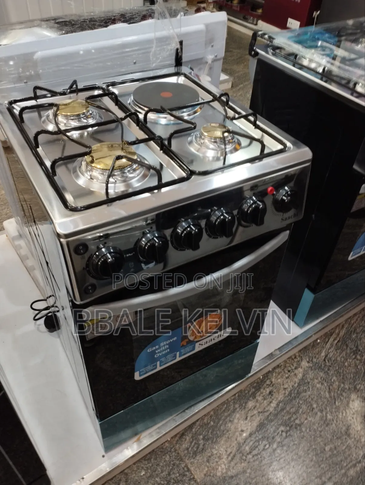 Saachi 3+1 Electric Gas Cooker 50by50cm With Gas Oven
