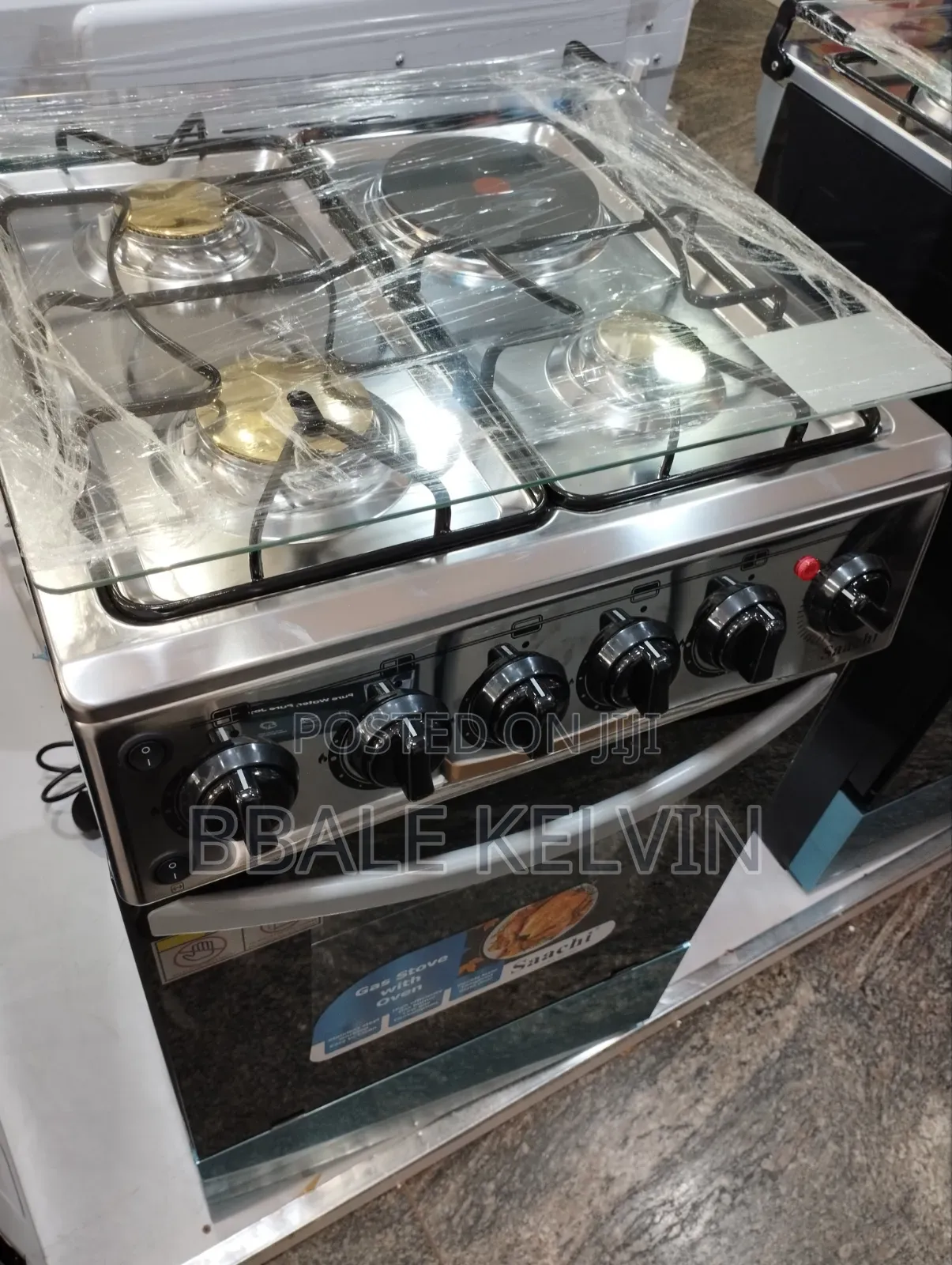 Saachi 3+1 Electric Gas Cooker 50by50cm With Gas Oven