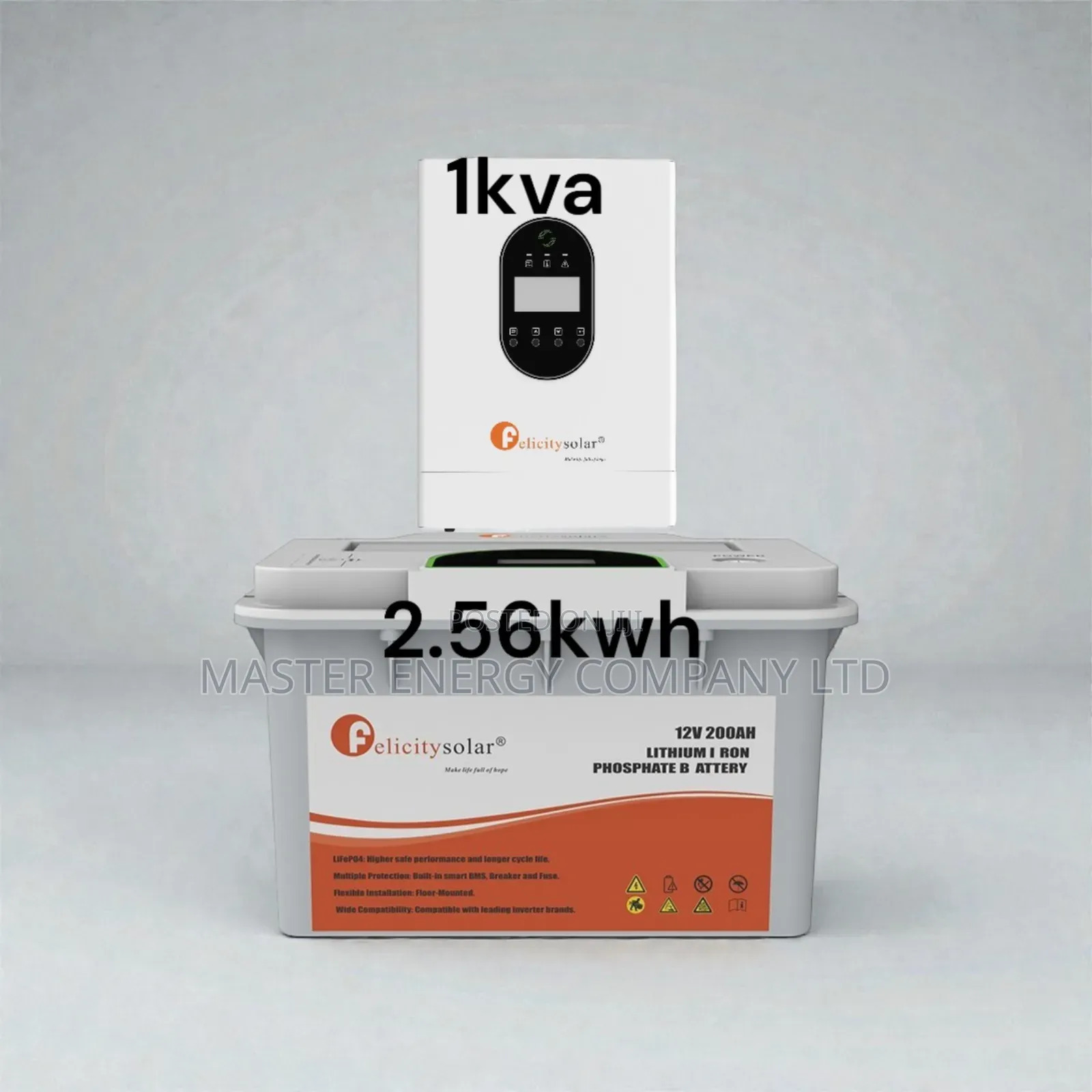 1kva 12v and 2.56kwh Lithium Ion Battery Backup System HSHSH