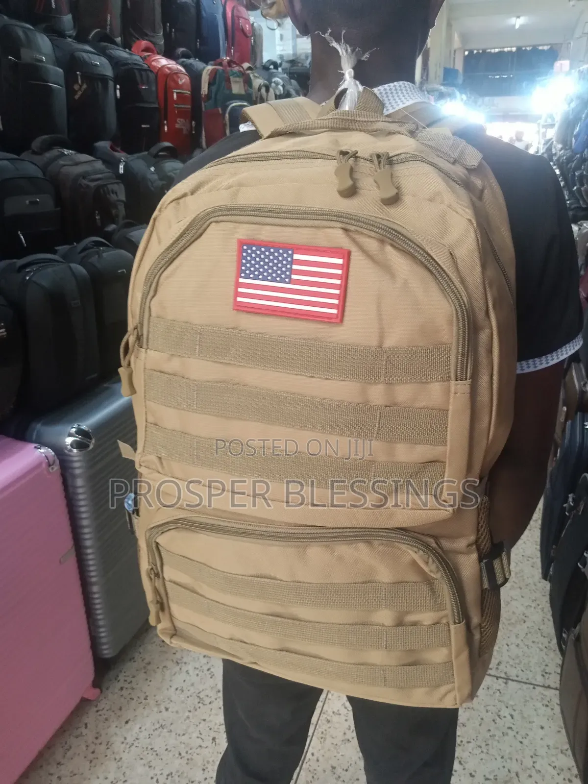 Fabric Back Bag