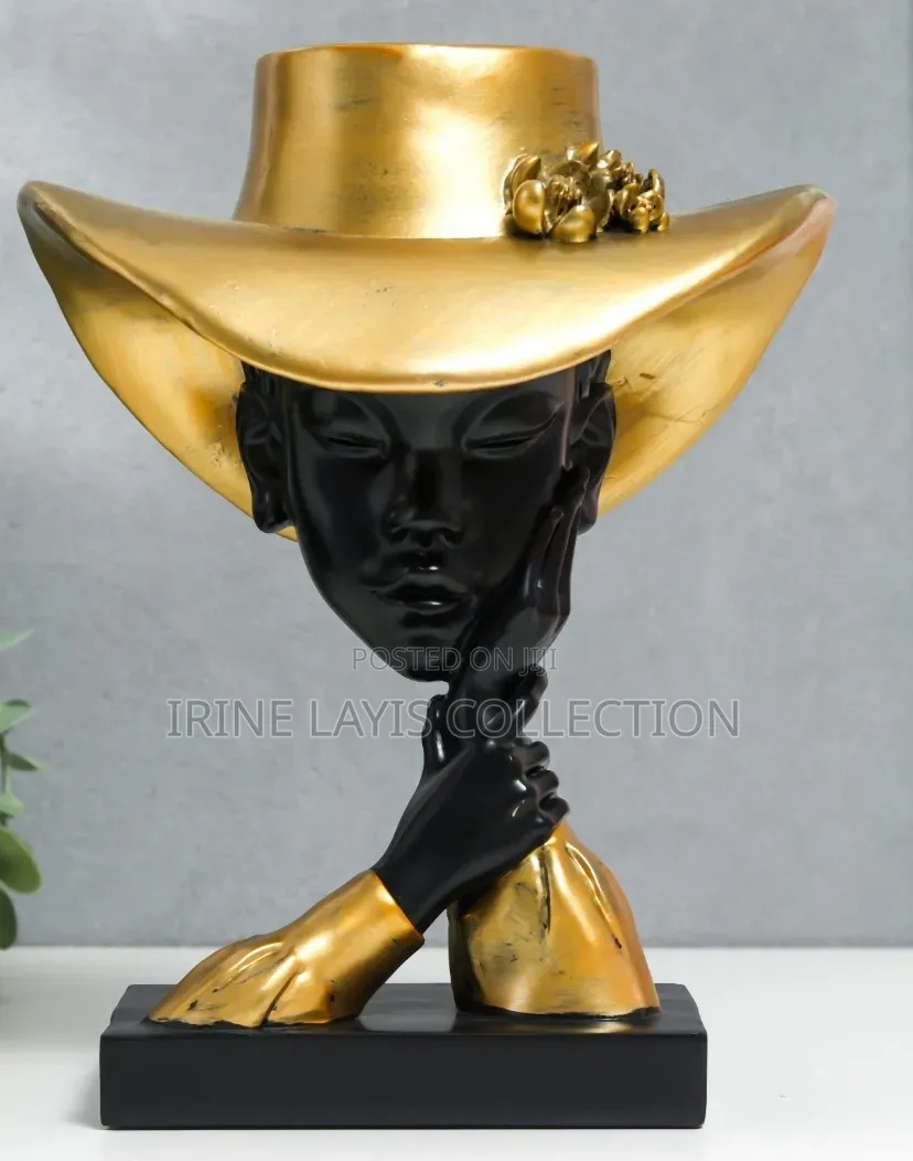 Cowgirl Flower Vase Figurine