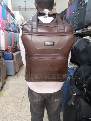 Leather Back Bag