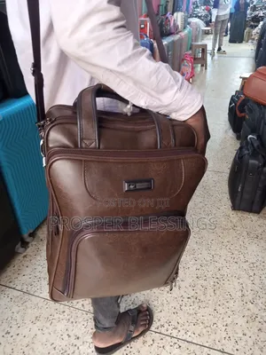 Leather Back Bag