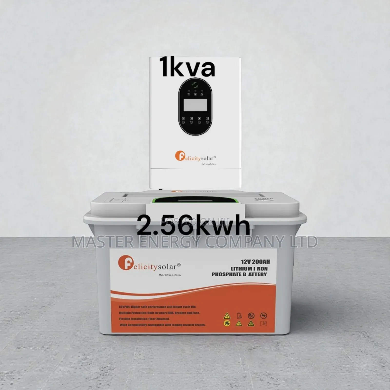 1kva 12v and 2.56kwh Lithium Ion Battery Backup System JDHDH