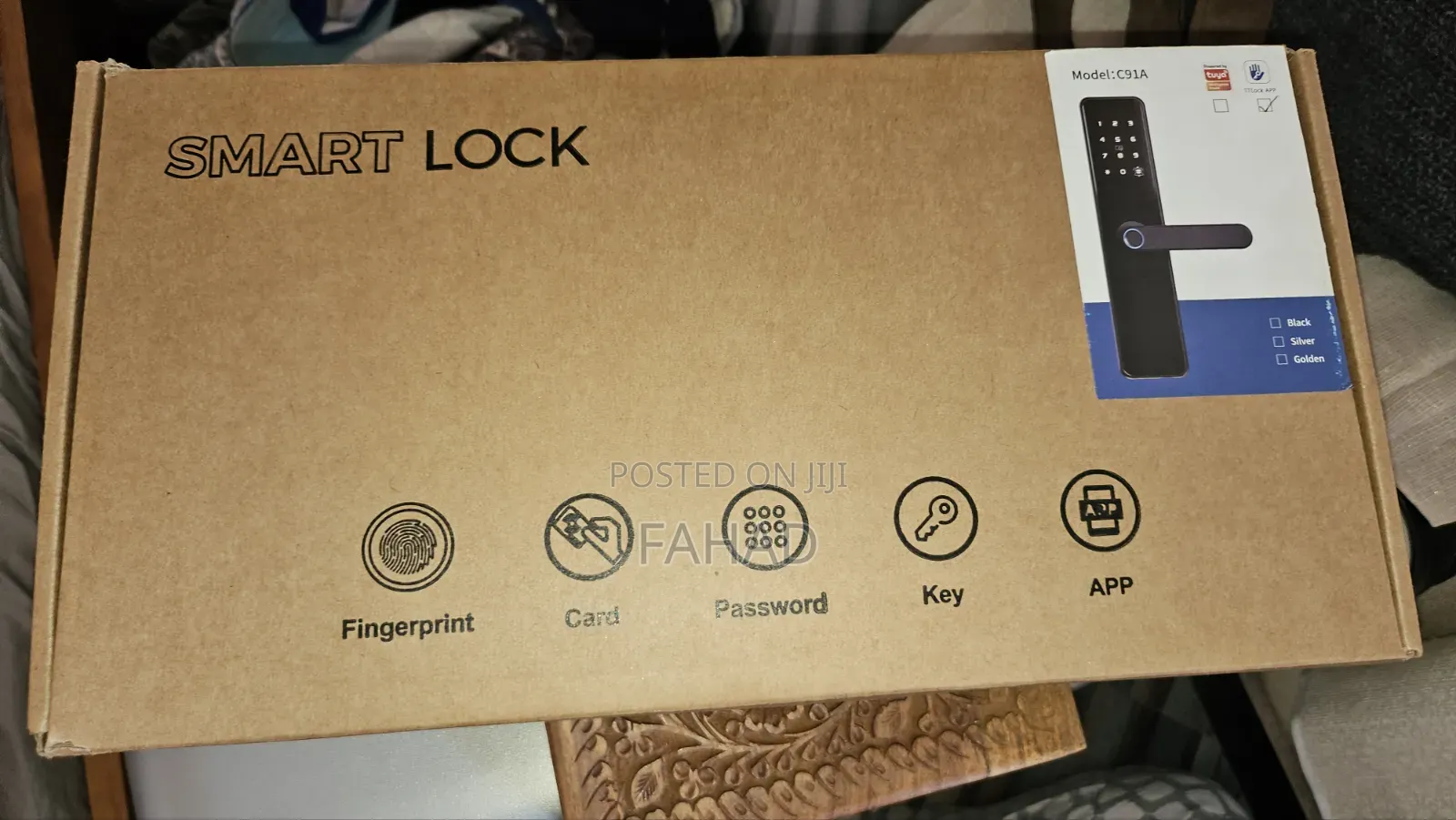 Smart Door Lock With Fingerprint, Cards and Passcode
