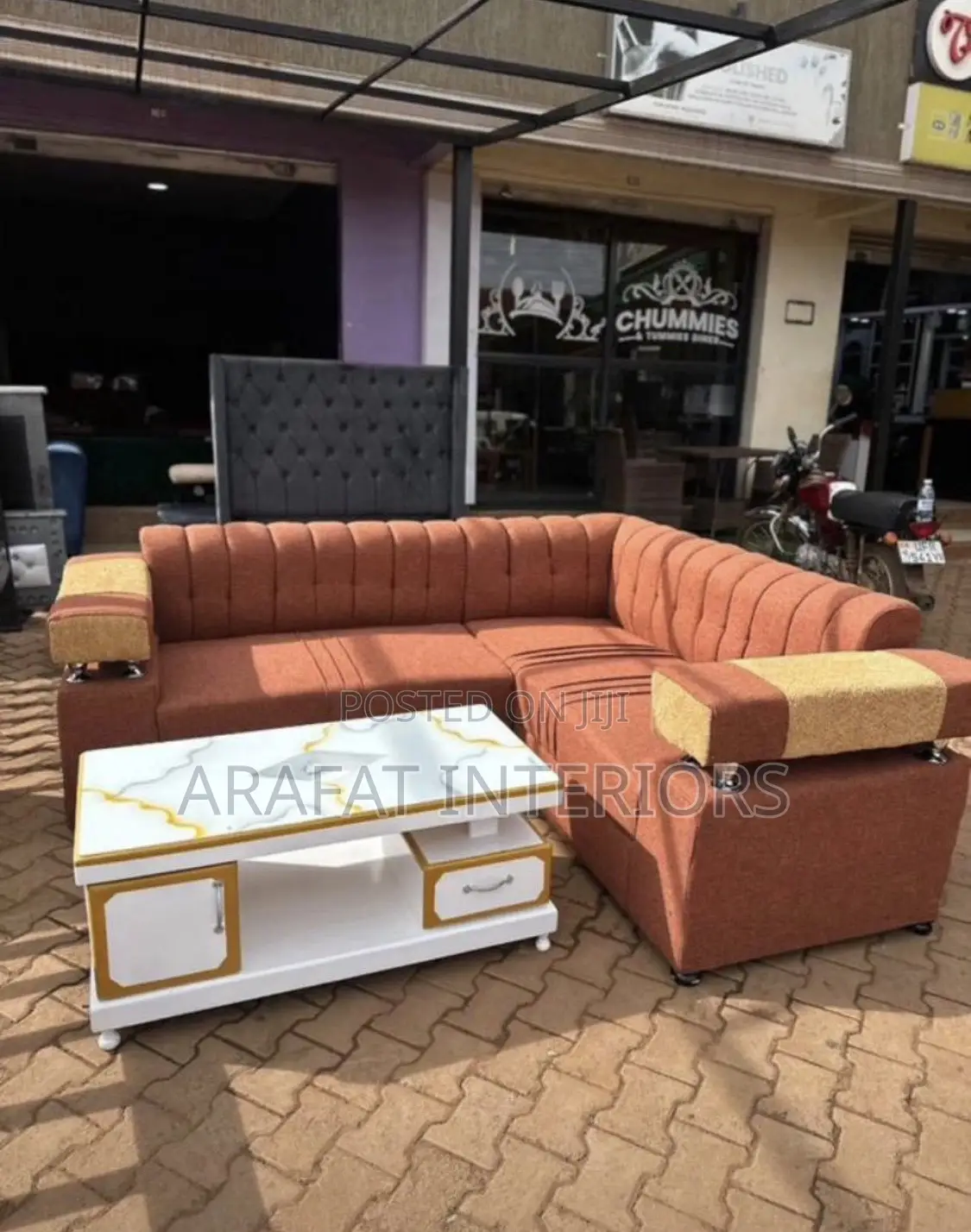 Sunset Royale L-Sectional Sofa Set 