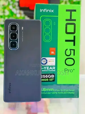 New Infinix Hot 50 Pro+ 4G 256 GB Black