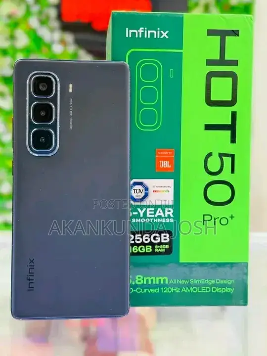 New Infinix Hot 50 Pro+ 4G 256 GB Black