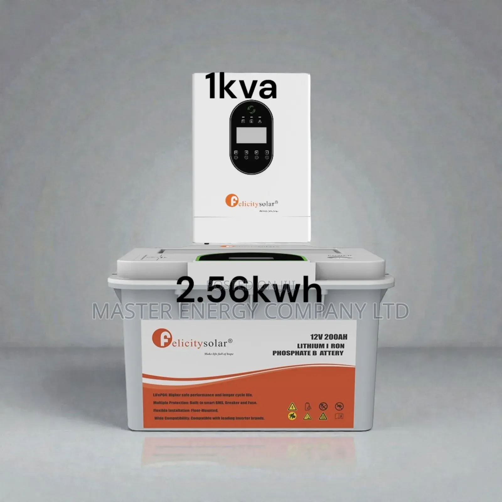 1kva 12v and 2.56kwh Lithium Ion Battery Backup System JHSHDG