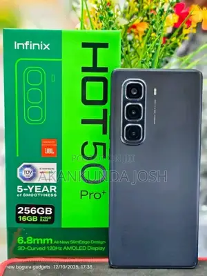 New Infinix Hot 50 Pro+ 4G 256 GB Black