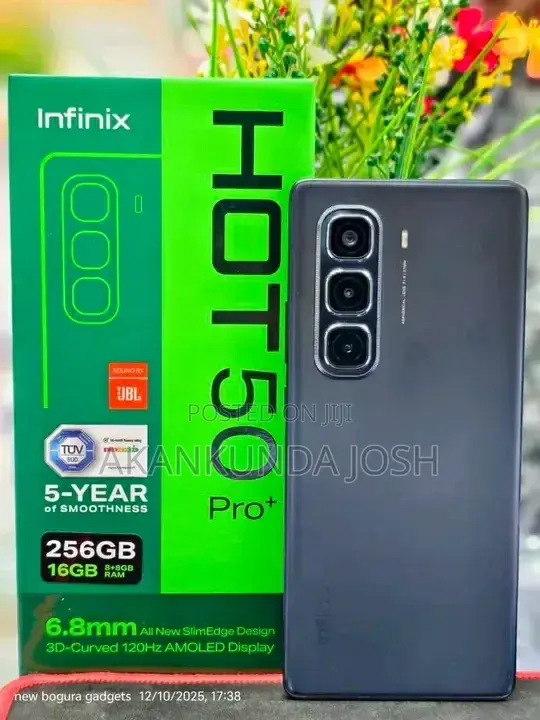 New Infinix Hot 50 Pro+ 4G 256 GB Black
