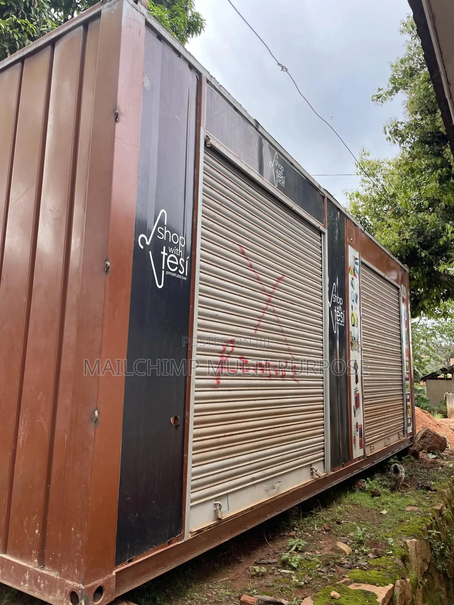 Modified Moving 20ft Shops Container