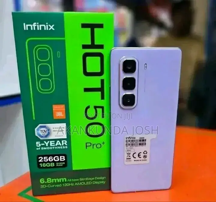New Infinix Hot 50 Pro+ 4G 256 GB Purple