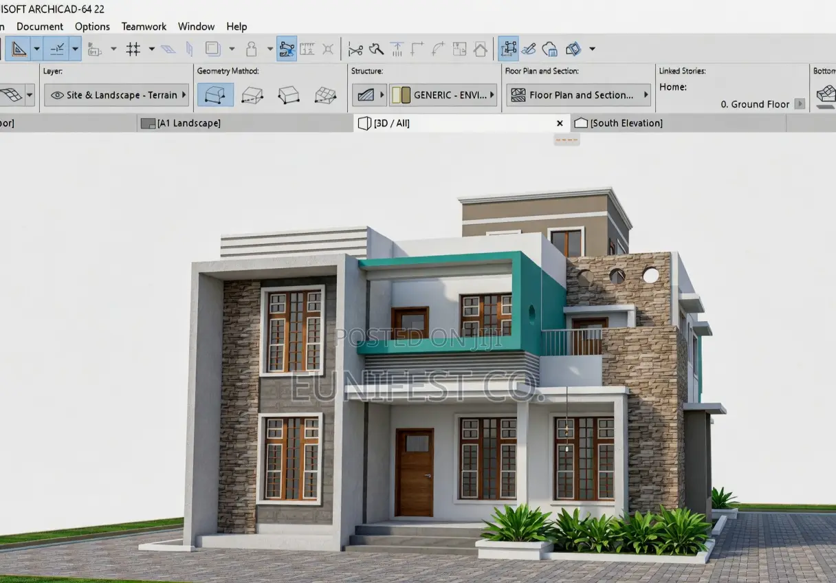 Building Drawings for an Affordable Apartment Building