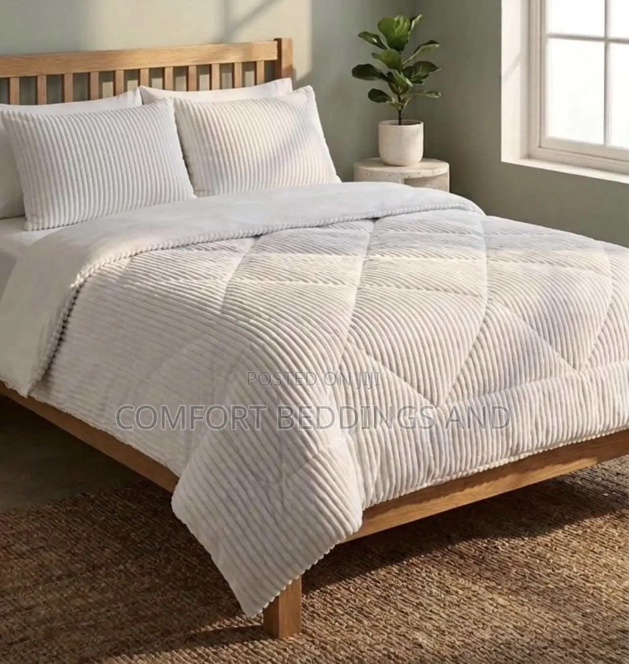 Four Pieces Coral Duvet Cream
