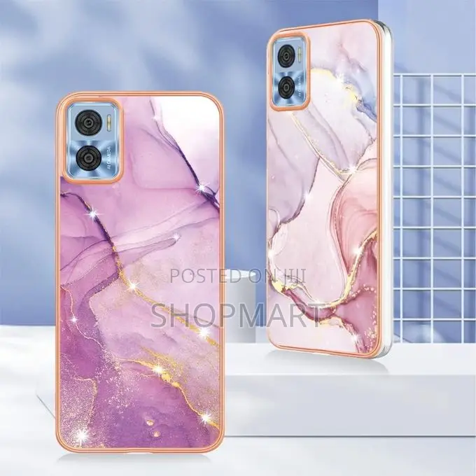 Marble Design Phone Case for Moto E22