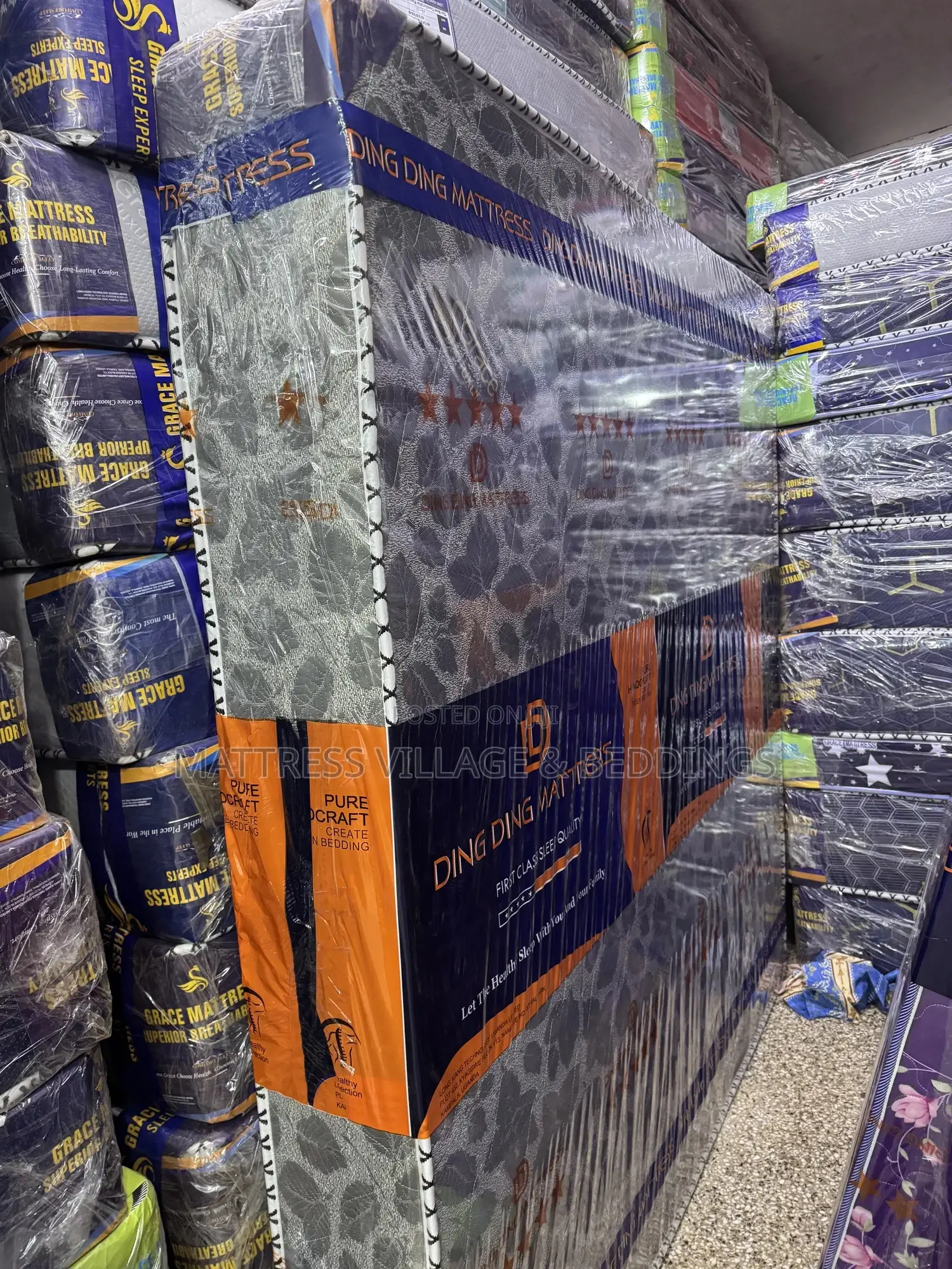 6by6 8inches Premium Fiber Mattress of Gracefoam