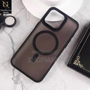 iPhone 15 Pro Max Cover With 2 Screen Glasses- Black,Green Purple