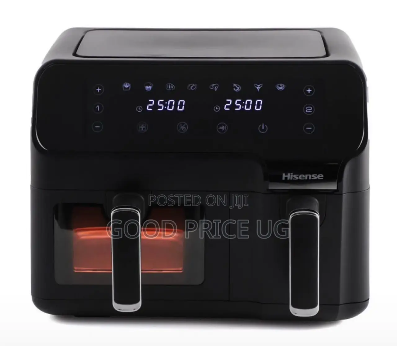 Hisense H08afbk2s1 Dual Air Fryer 8l