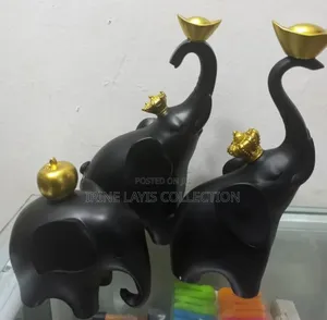 3pc of Ceramic Elephant Statue