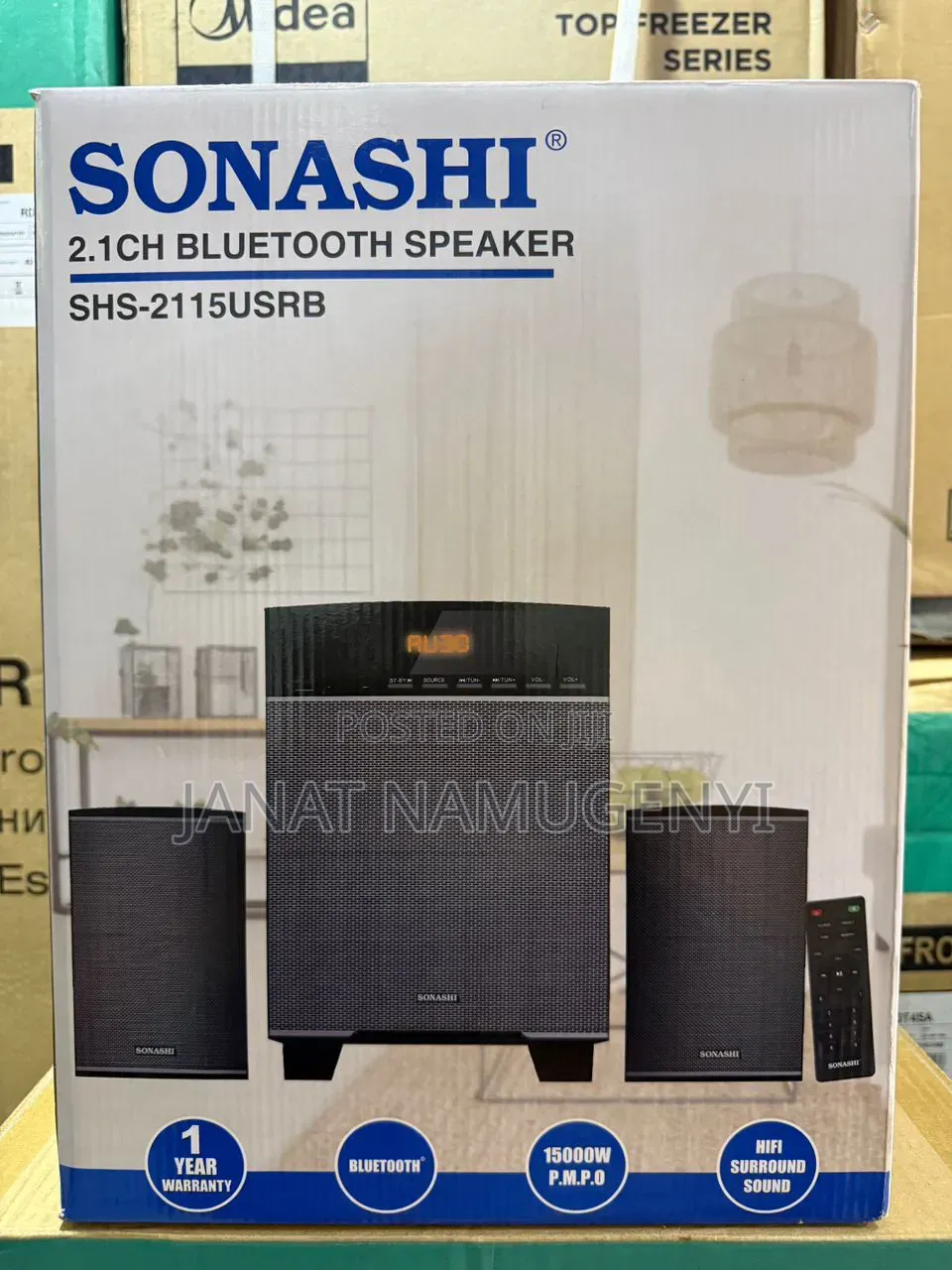 Sonashi 2.1ch Multimedia Speaker
Fm Radio
Bluetooth 
Usb/Flash Drives