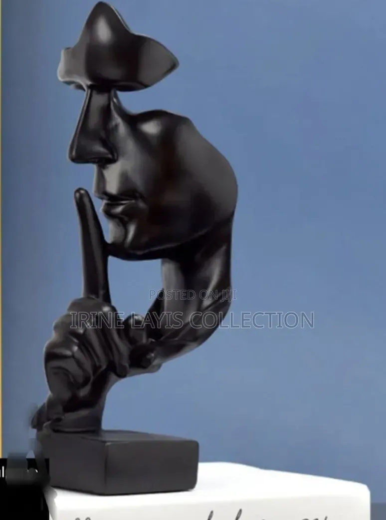 Silence Is Golden Sculpture