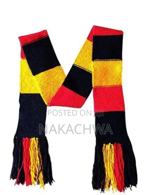 Uganda Flag Colours Scarf