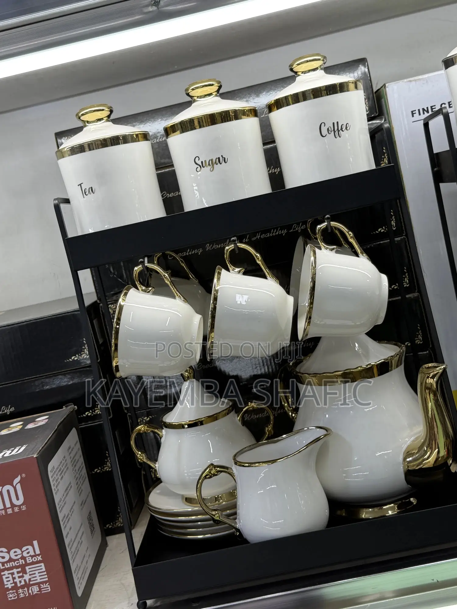 19-Piece Ceramic Coffee and Tea Set