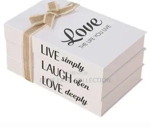 3 Piece Decor Book Set.