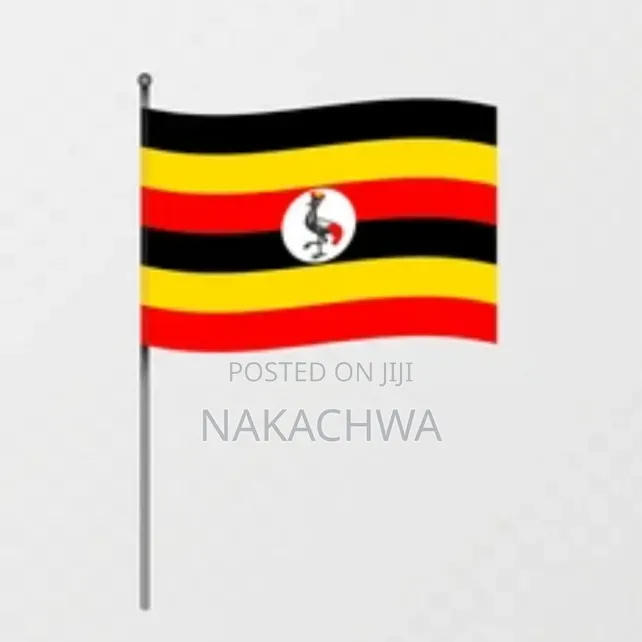 6 Pieces of Uganda National Flag