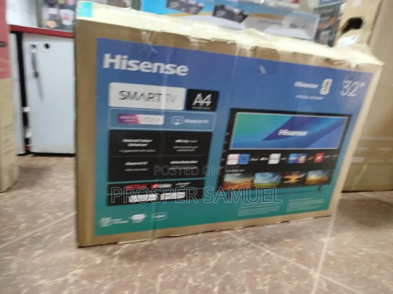 Hisense 32 Inches Frameless Smart Tv With Inbuilt Decoder