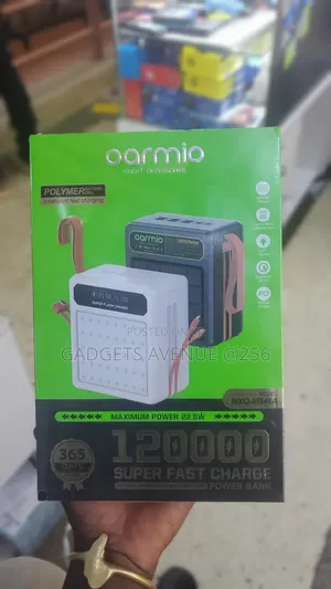 Oarmio Smart Fast Charge Power Bank With a 120,000mah Capacity