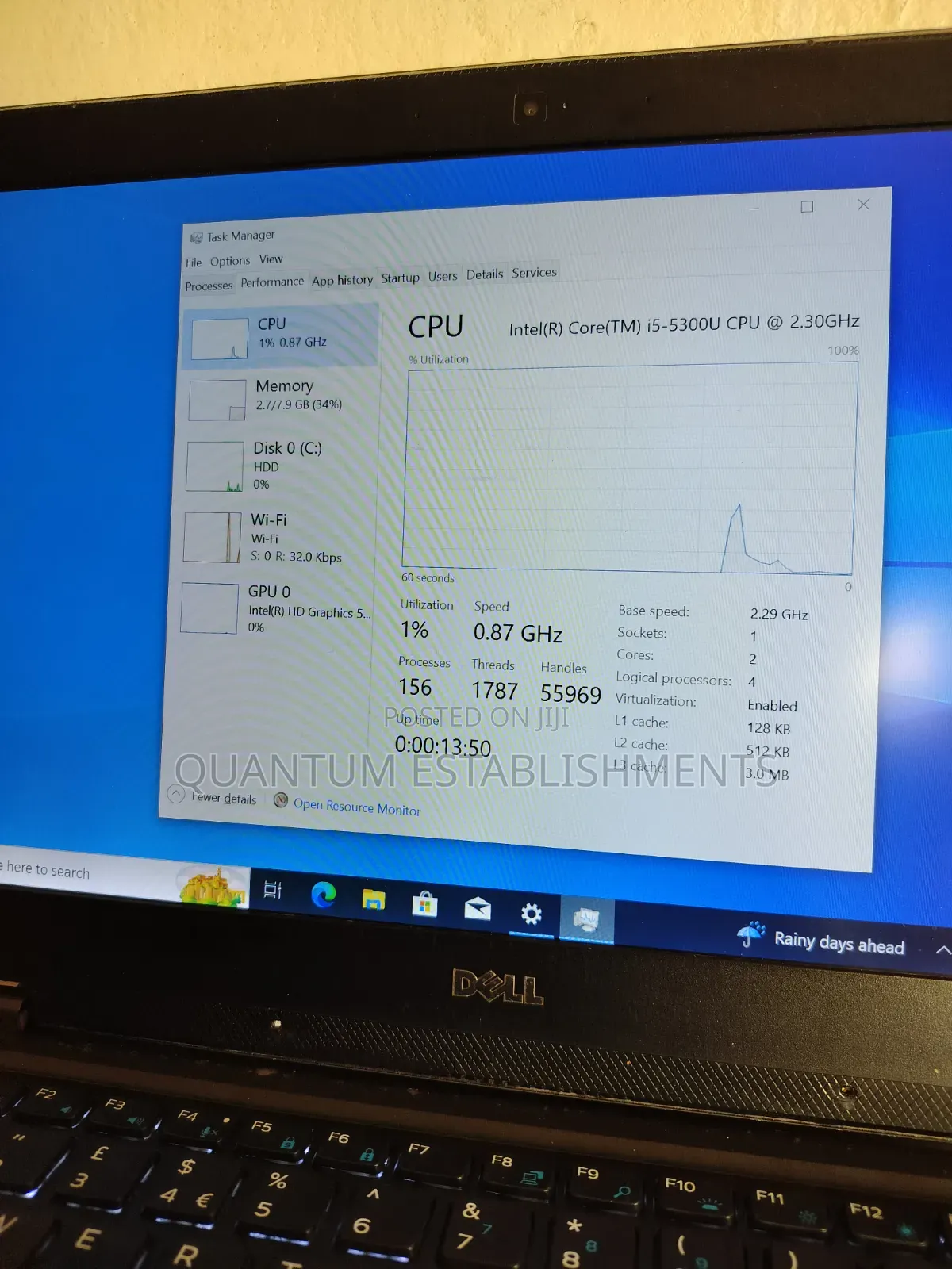 Laptop Dell Latitude E7450 8GB Intel Core i5 HDD 500GB