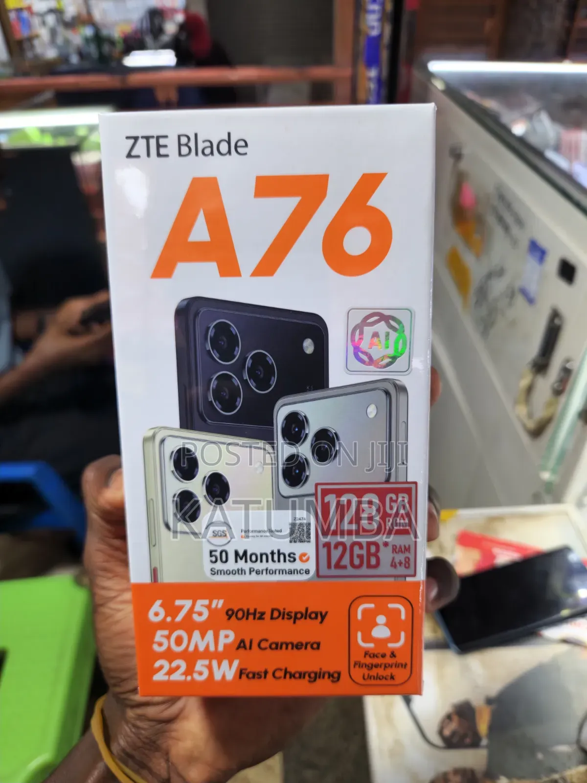 New ZTE Blade A76 5G 128 GB Black
