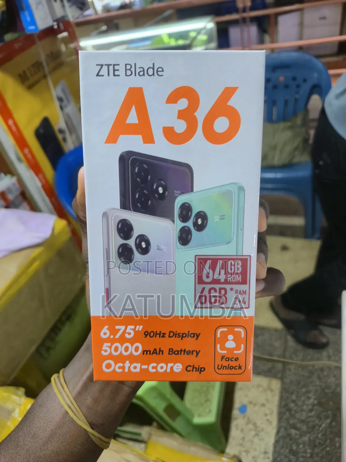 New ZTE Blade A36 64 GB Black