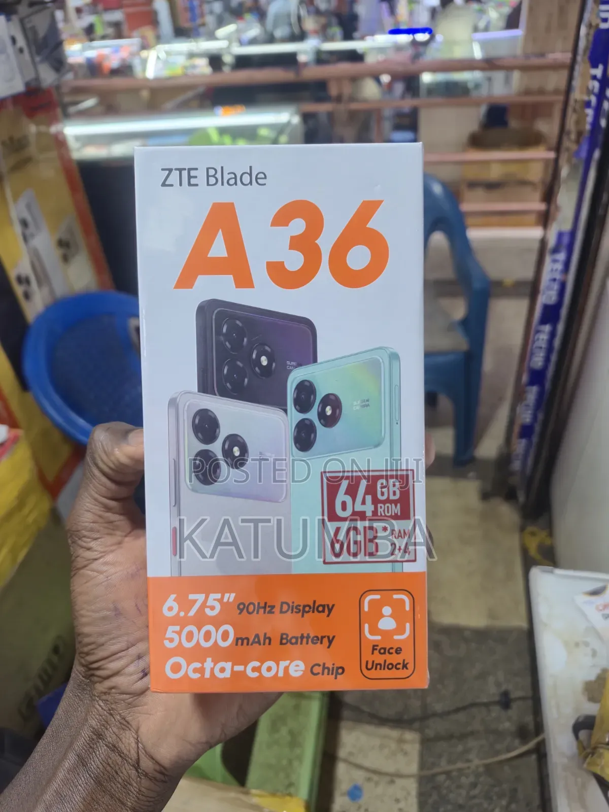 New ZTE Blade A36 64 GB Black