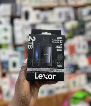 2tb Lexar Sl500 Portable SSD With a Magnetic Set.