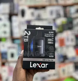 2tb Lexar Sl500 Portable SSD With a Magnetic Set.
