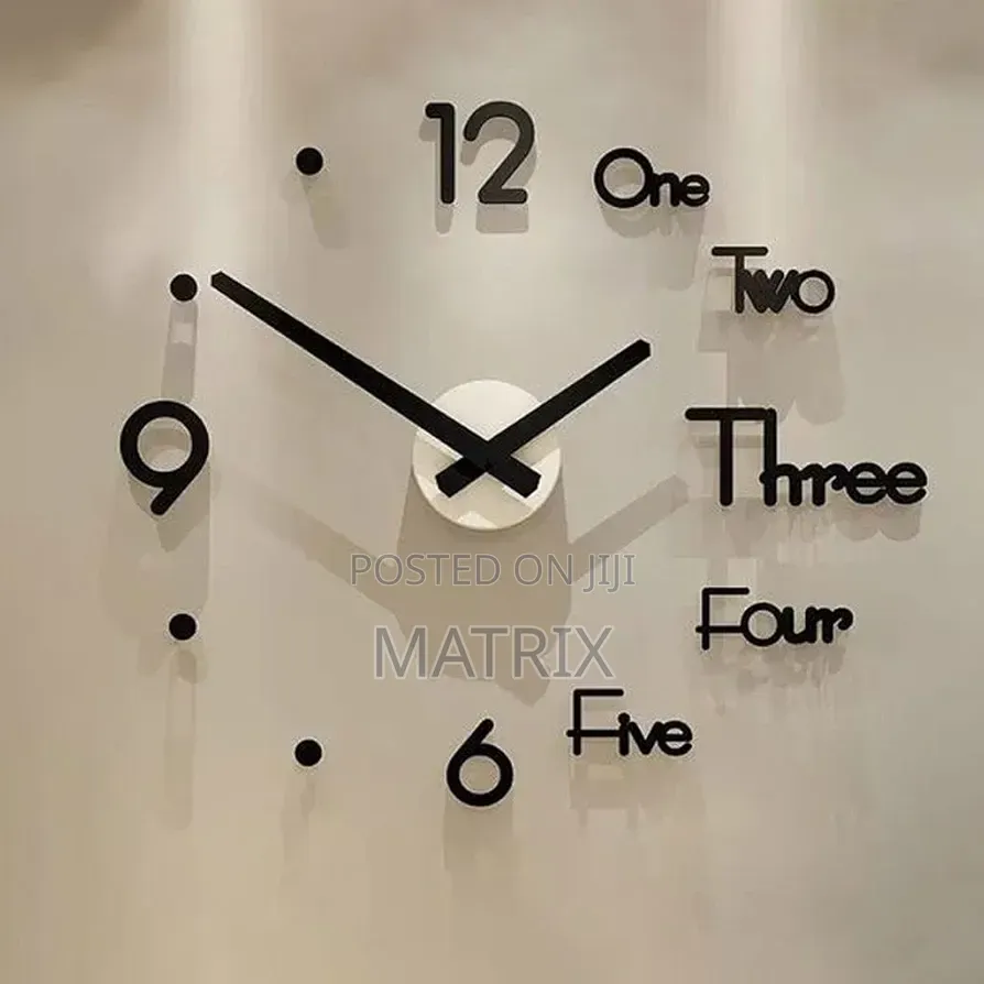 Frameless Wall Clock