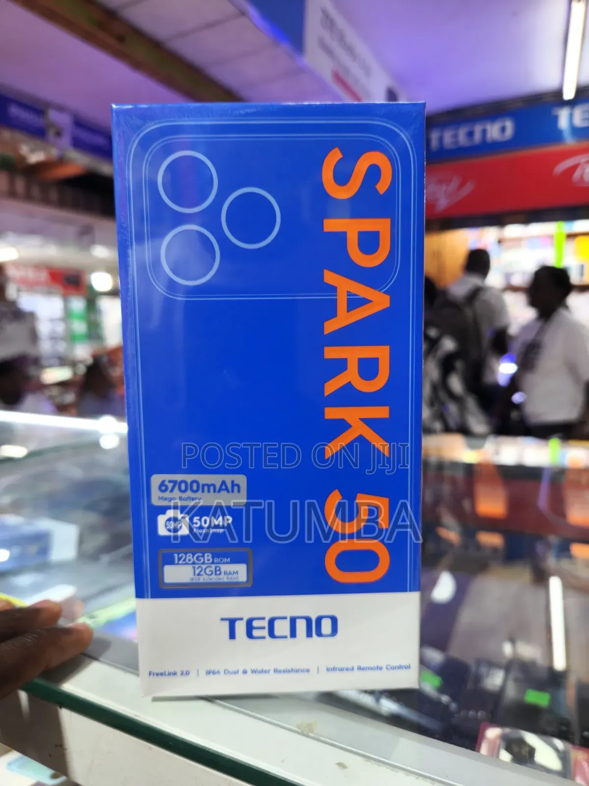 New Tecno Spark 50 128 GB Blue